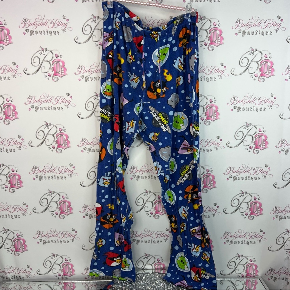Angry birds pj pants bottoms Men's Space-Themed Joggers - Blue space alien 👽